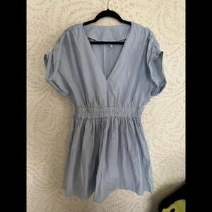 NWOT ASOS Design Striped Puff Sleeve Dress